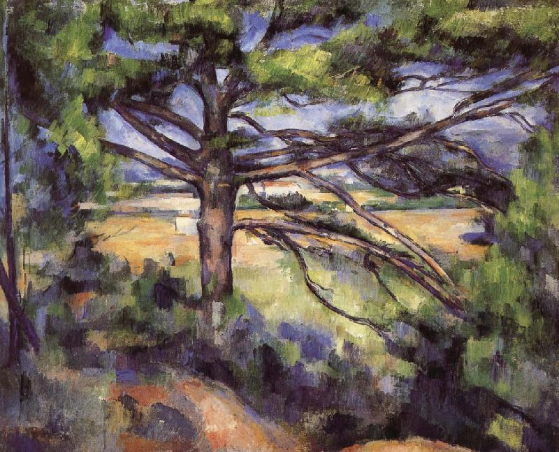 Paul Cezanne pine oil painting image